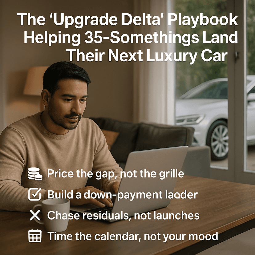 The “Upgrade Delta” Playbook Helping 35-Somethings Land Their Next Luxury Car
